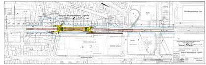 Lageplan Altenbekener Damm Rampe Elkartallee, B 206/120